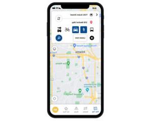 Screenshot of ATL Rides app